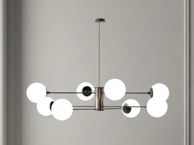 现代吊灯3D模型下载